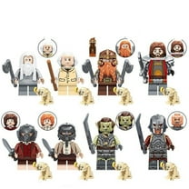 8PCS Minifigures Lord Movies Building Blocks, Creative Puzzle Toys for Children Christmas Gift Birthday Present