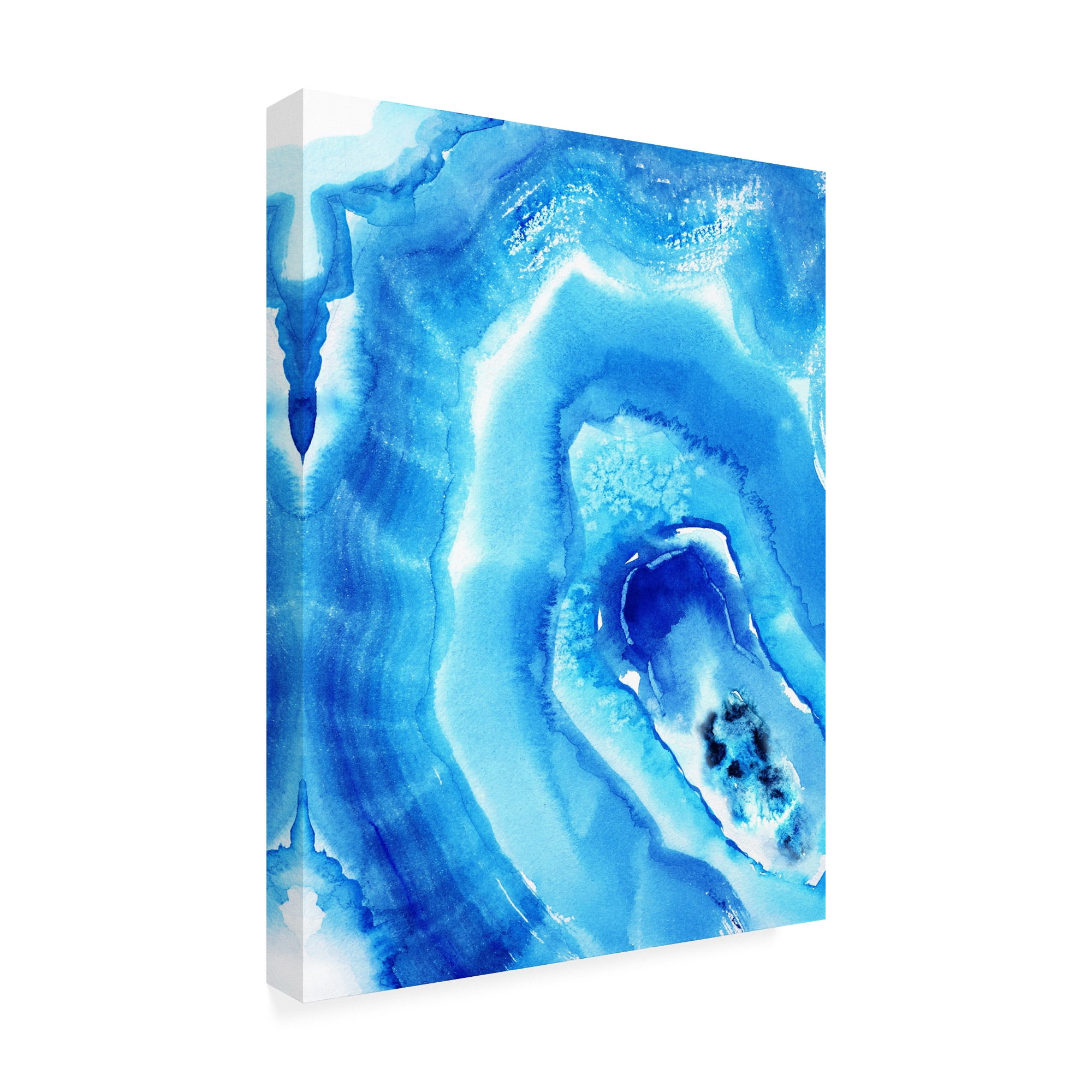 Trademark Fine Art 'Blue Agate' Canvas Art by Nancy Knigh
