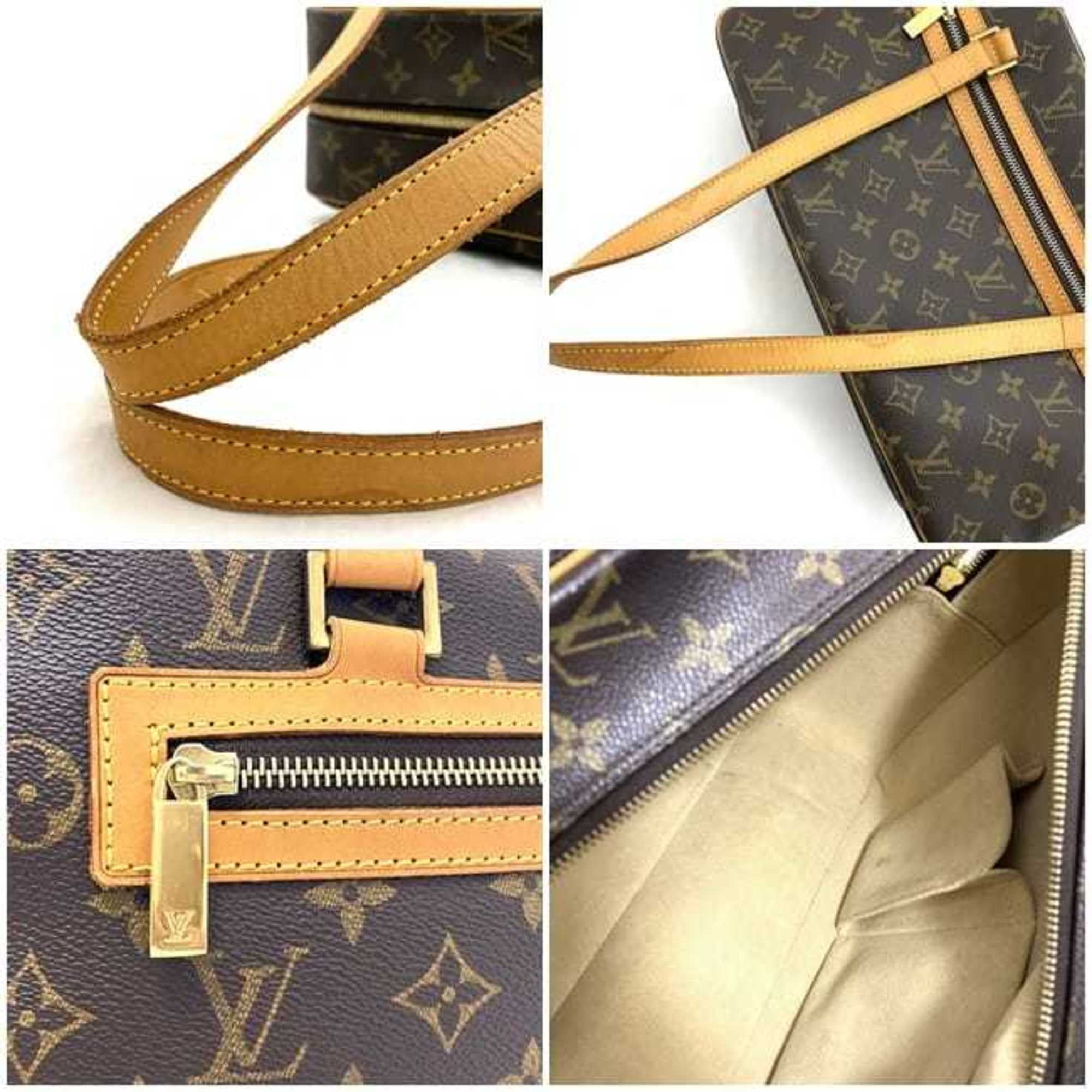 Pre-Owned Louis Vuitton Looping MM Brown Beige Monogram M51146 FL0081 LOUIS  VUITTON Handbag Ladies Nume Leather (Good) 