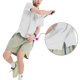 thumbnail image 4 of pstuiky camisetas para hombre, Camiseta con capucha elástica de manga corta para correr al aire libre de color sólido para hombre ropa de hombre l, 4 of 6
