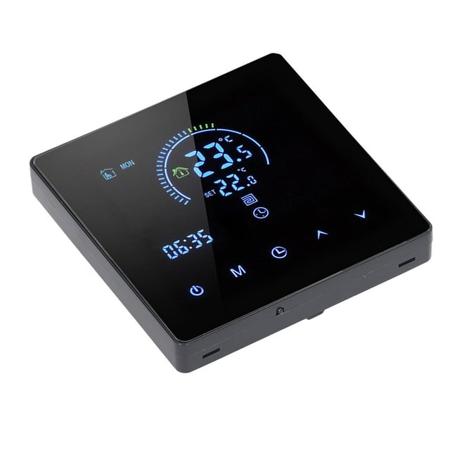 Digital Thermostat, 4500W WiFi Programmable Heating Temperature Control Thermostat with Touchscreen for Store, AC 90V to 240V, K2RH3A