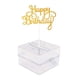 thumbnail image 2 of 8X Juego de Hucha para Tartas, Molde para Hacer Tartas con Dinero, Hucha para Cajero Automático con Decoración para Tarta de Feliz Cumpleaños con Purpurina Dorada, 2 of 5