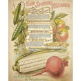thumbnail image 2 of Kimberly, Allen 26x32 Gold Ornate Wood Framed with Double Matting Museum Art Print Titled - Splendid Vegetables, 2 of 4