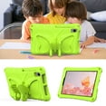 thumbnail image 5 of Kids Case for Lenovo Tab M8 8 Inch 2023 TB-8505F TB-8705N,  Cute Butterfly Design Soft EVA Rubber Kicksand Shoulder Strap Lightweight Kids Friendly Case for Girls Boys Children, Grassgreen, 5 of 6