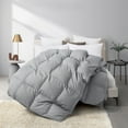 thumbnail image 3 of Puredown Graphene 75% Down Heavyweight Comforter 600FP for Winter, Grey, Full/Queen, 3 of 7