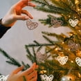 thumbnail image 5 of thovorrnl Christmas Bowl Fillers - 15pcs Decorative Balls for Bowls, Wicker Rattan Heart Balls for Home Decor, 5 of 7