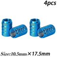 thumbnail image 5 of 4PCS Car Tire Valve Caps Knurled Tire Valve Caps Aluminum Tire Wheel Valve Caps For Automobiles Motorcycles Trucks Bikes, 5 of 5