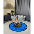 thumbnail image 5 of 10 lb Fire Glass for Propane Fire Pit, 1/2 inch Decorative Fireplace Glass Rocks for Fire Pit Table, Turquoise Blue, 5 of 6