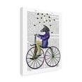 thumbnail image 2 of Trademark Fine Art 'Zebra On Bicycle' Canvas Art by Fab Funky, 2 of 3