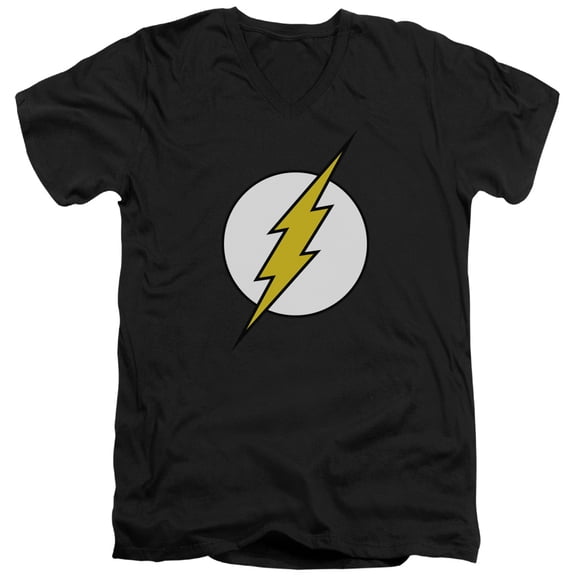 Dc Flash - Fl Classic - Slim Fit V Neck Shirt - Medium