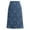 Dark Blue, variant on Idoravan Women's Basic Versatile Skirt Clearance Women Fashion Lace Skirt High Waist Solid Slimming A-Line Buttocks A-line Skirt