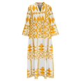 thumbnail image 3 of Womens V-Neck Fashion Printing Casual Dress, 3 of 6
