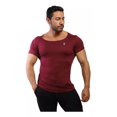thumbnail image 2 of Camiseta Sport Cuello Abierto Para Hombre Calidad Fenix Fit, 2 of 3