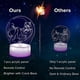 thumbnail image 3 of Sailor Moon 3D Anime Night Light, 16 Colors Led Light Decorative Desk Lamp for Kids Gadget, Gift, 3 of 5