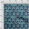 thumbnail image 2 of oneOone Cotton Poplin Blue Fabric Ocean Shark Sewing Fabric By The Yard Printed Diy Clothing Sewing Supplies 56 Inch Wide, 2 of 4