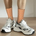 thumbnail image 6 of Pofeuu Sleepy Foxes Print Crew Socks, Adult Running Hiking Socks for Youth and Adult, 6 of 6