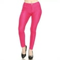 thumbnail image 3 of AWXNJUX Womens Jeans Women Color Candy Pencil Pants Casual Base Small Foot Jeans Thin Jeans Women Women Jeans Stretchy Jeans for Woman(Hot Pink,32), 3 of 3