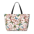 thumbnail image 2 of Easygdp Floral With Butterflies Bolsa de Viaje de Playa de Gran Capacidad, Bolsa Tote Perfecta para la Playa, Escapadas de Fin de Semana y Viajes, 2 of 7