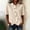 beige, variant on Baeitkot Women's Summer Short Sleeve Tops Women's Fashion Summer Short Sleeve Collar Pleated Button Tops Blouses Irregular Shirt White S