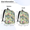 thumbnail image 2 of Easygdp Tropical Flowers Mochila de Lona Resistente para Laptop, Compatible con Laptops de 15 a 17 pulgadas, Ideal para Escuela, Trabajo y Viajes-Medium, 2 of 5