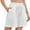 White-shorts for women, variant on of Day Sale 2025 Date Womens Casual Shorts Womens Cargo Shorts Womens Shorts Linen Shorts for Women Plus Size Shorts Women Shorts Sweatshorts Women Past Orders Placed By Me