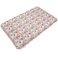thumbnail image 3 of Bathroom Rugs Non Slip Washable - Floral Ditsy Kitchen Mats for Floor, Area Rugs for Entryway Rugs Indoor, Laundry Bathroom Room Door Rug with Rubber Backing 20x31.5in, 3 of 8