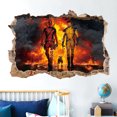 thumbnail image 4 of Deadpool & Wolverine Wall Sticker For Bedroom Living Room Nursery Party Decorations Anime Cartoon Background Self-Adhesive Wall Decor Baby Boy Girl Kids Room Wall Mural Decor Poster Gift, 4 of 4