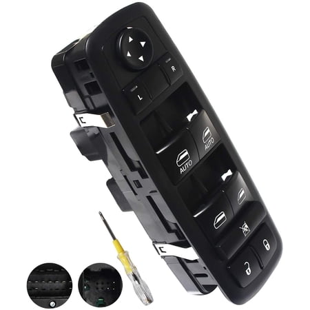 Master Power Window Switch For Dodge Ram 1500 2500 3500 Truck Crew Cab 2009-2012