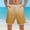 Gold, variant on FengLS Mens Shorts Summer Quick-Dry Outdoor Short Pants Drawstring Elastic Waist Sports Shorts Trendy Gradient Color Beach Shorts with Pockets