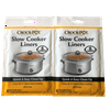 Crock-Pot Slow Cooker Liners Fits 3-7 Quart Home Cookers 6-Liners -2 Pack