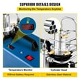 thumbnail image 6 of KFFKFF High Pressure Air Compressor 1800W 4500PSI/30MPA/300BAR High Pressure Compressor 110V Automatic Stop Air Gun Compressor, 6 of 9
