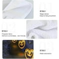 thumbnail image 5 of SKYSONIC 2 PCS Kitchen Towels with Hanging Loop, Halloween Pumpkin Castle Dish Towels for Kitchen, Absorbent Kitchen Hand Towels , 12"x17", 5 of 6