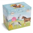 thumbnail image 4 of Jewelkeeper Musical Jewelry Box with 2 Pullout Drawers, Horse and Barn Design, Home on The Range Tune, 4 of 8