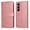 Pink, variant on Flip Case for Infinix Hot 60i 4g Precise Cutouts Flip Cover Magnetic Closure Card Slots
