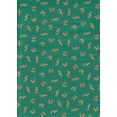 thumbnail image 4 of 3 Wishes Fabric Christmas Reindeer Toss on Green Price per Yard, 4 of 5