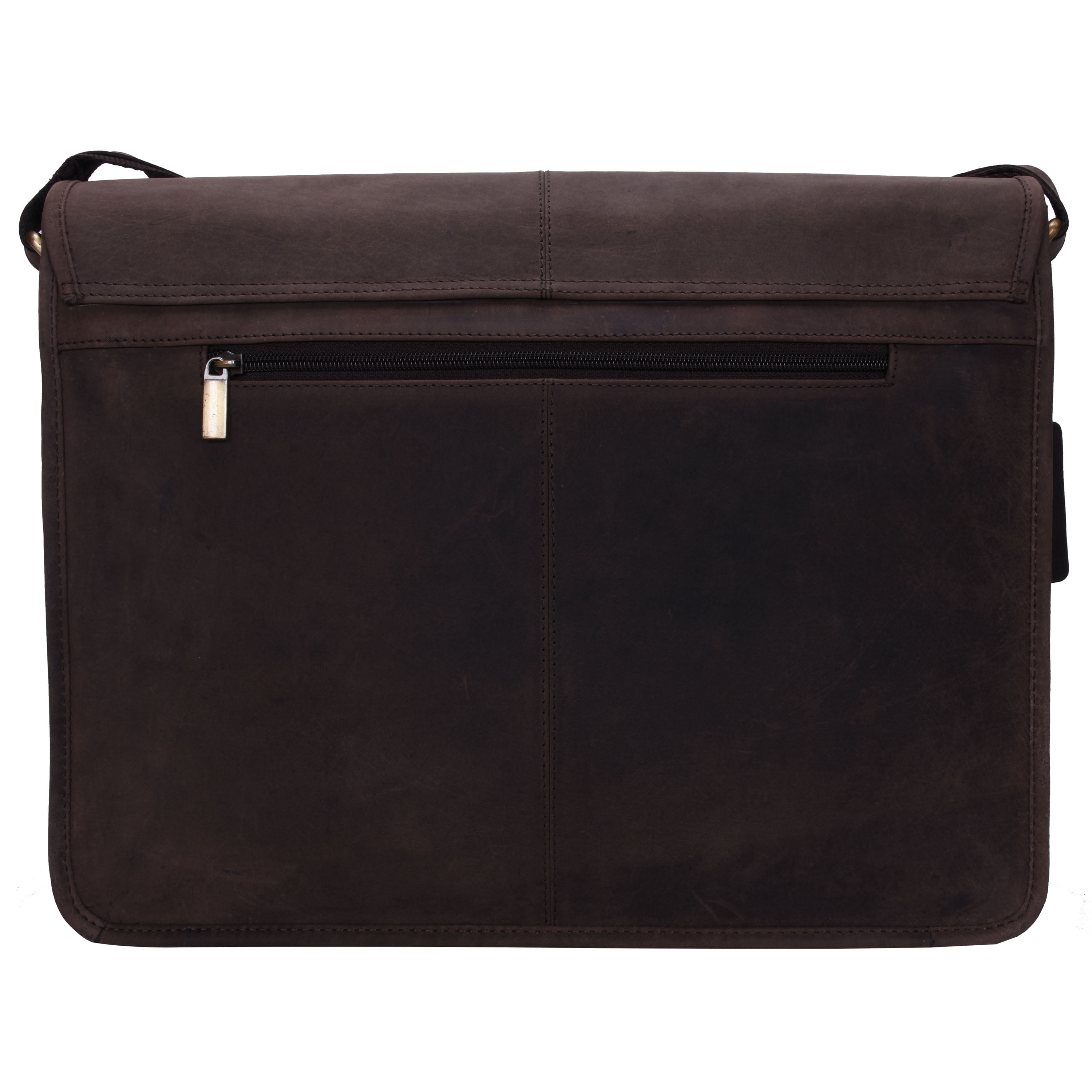 Genuine Leather Expandable Portfolio Messenger Shoulder Bag Brief Case Back to  18MB203DB