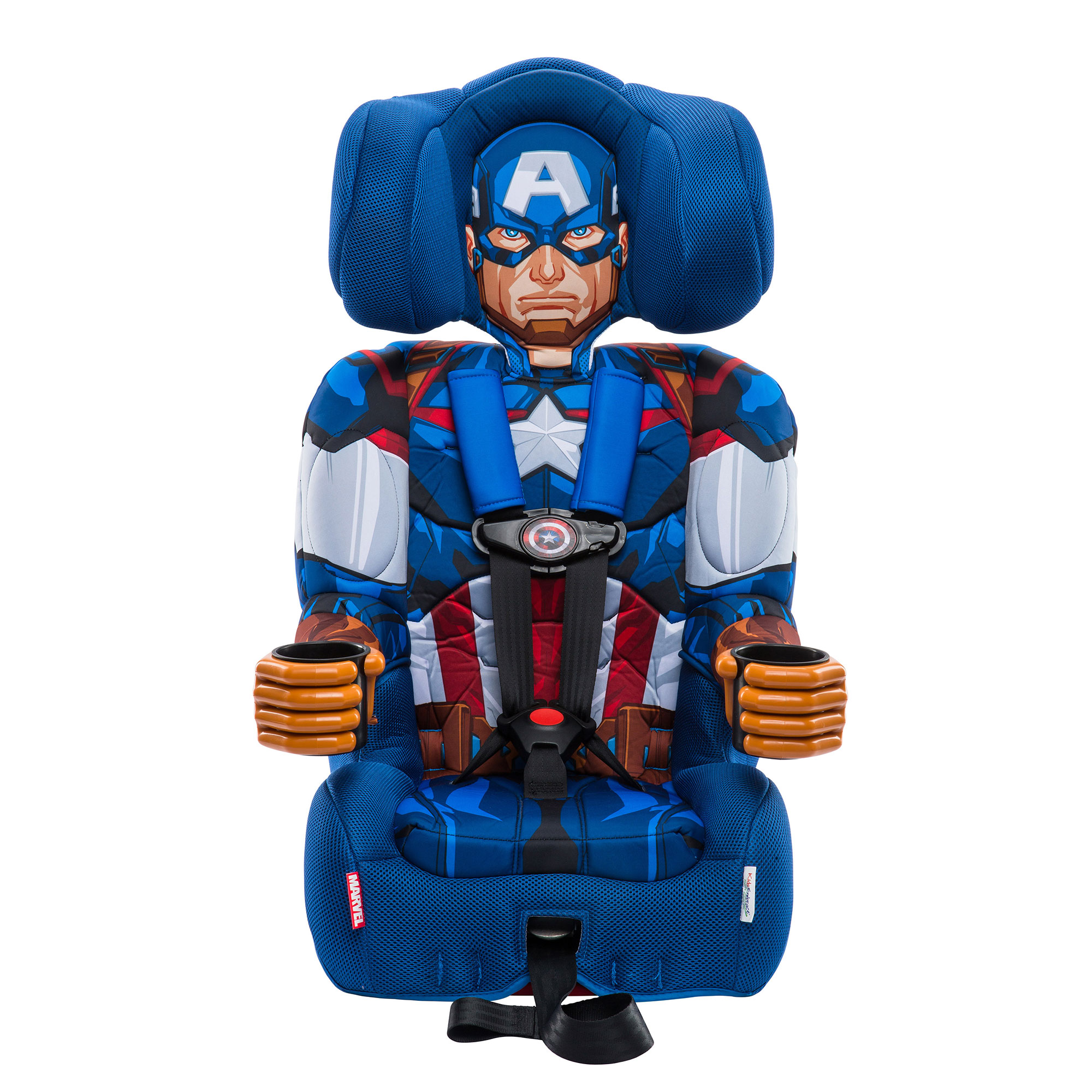 KidsEmbrace Combination Harness Booster Car Seat, Marvel Avengers Captain America - image 3 of 6