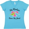 thumbnail image 3 of Inktastic Budgie Parakeet Budgerigar Pet Women's V-Neck T-Shirt, 3 of 5