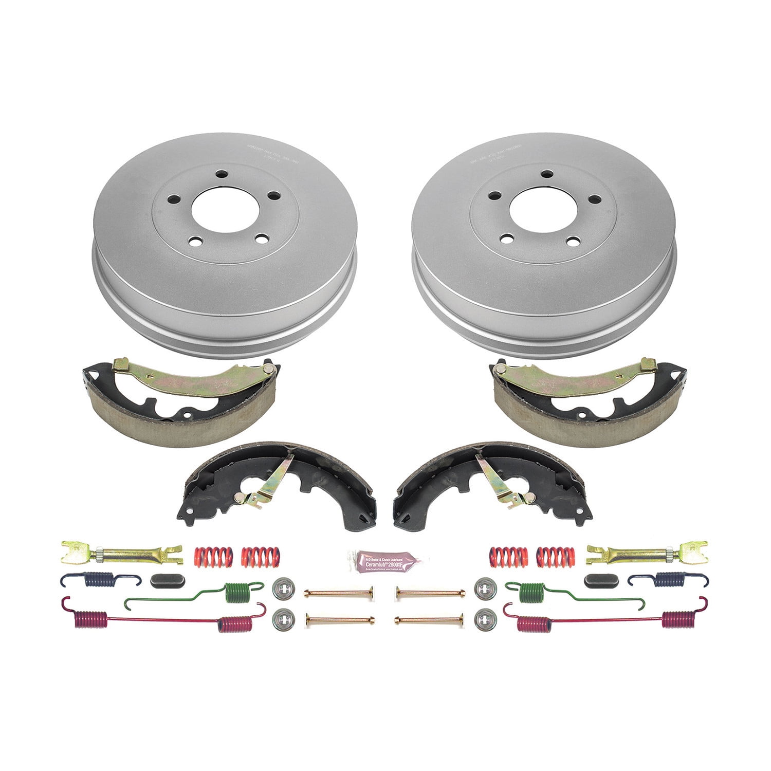 Power Stop Rear Stock Replacement Drum and Shoe Kit KOE15406DK