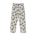 thumbnail image 2 of Vsdgher Snake Print Mens Pajama Pants Sleep & Lounge Pants, PJ Bottoms With elastic waistb and Pockets, 2 of 5