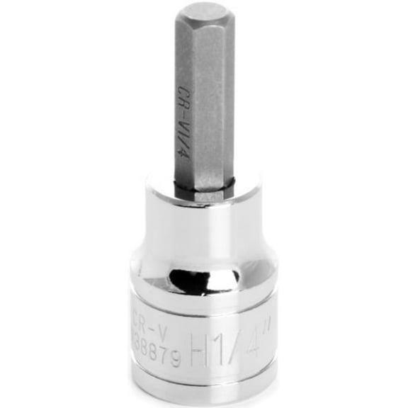 Wilmar W38879 3/8" Drive Hex Bit Socket, 1/4"
