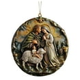 thumbnail image 2 of Ganfancp Navidad Stereo Vision Colgante Bendición Nacimiento Colgante Coche Acrílico Nacimiento Ofertas Del Día 1X Amuleto, 2 of 5