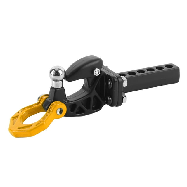 Castre de Remolque de Remolque RC de Metal RC, Receptor de Enganche de Remolque para Piezas de Parachoques Traseros de Rastreador de 1/10 RC