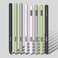 thumbnail image 2 of Simple Business Silicone S-Pen Cover Case For SamSung Galaxy Tab S6 S7 Soft Durable Pencil Cover Sleeve Non-Slip Smooth Cute Cartoon Tablet Stylus Pen Case, 2 of 10