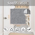 thumbnail image 3 of Cozy Den 23.8" x 23.8" Non Slip Rug Gripper Pads | Felt & Rubber| for Area Rugs & Tile Floors to Keep Your Rugs Safe and in Place | 10 Pcs - Nevada Gray, 3 of 7