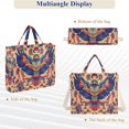 thumbnail image 6 of FORMRS Womens Corduroy Tote Bag Crossbody Shoulder Handbag with Pocket, Colorful Abstract Eagle, 6 of 7