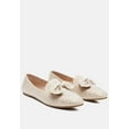 thumbnail image 6 of Dewdrops Embellished Casual Bow Loafers, 6 of 9