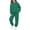 0##Dark Green272, variant on Tiijoy Girls Sweatsuits Solid Casual Active Workout Hoodie Jogger Pants Outfits, Size 2-13