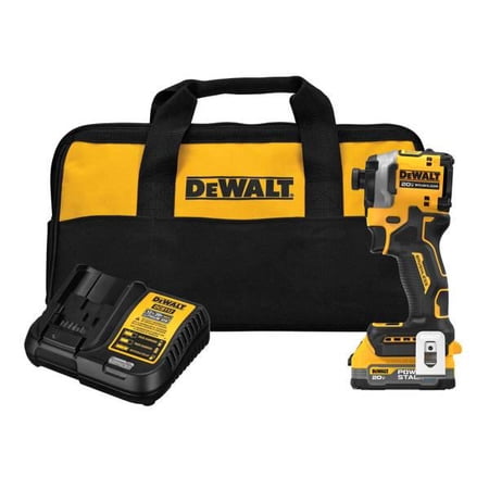 DEWALT DCF850P1 20V Cordless 1/4 in Impact Driver, 1825 in lb 3250 RPM