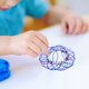 thumbnail image 4 of Kid Mandala Fidget Toys Cesta de flores Anillo de acero Juguete antiestrés (Azul) Ehuebsd Para estrenar, 4 of 9
